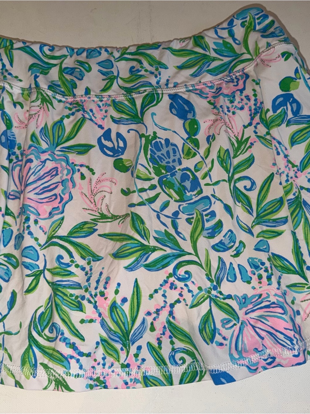 Lilly Pulitzer Aila Luxletic Skort UPF 50+ Resort White Just a Pinch Medium - Picture 10 of 11